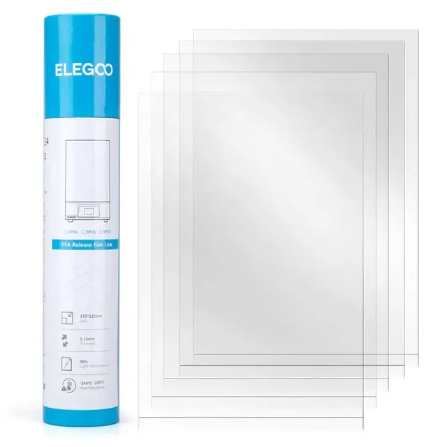 Elegoo Jupiter film FEP PFA rechange 370x235 pack 5