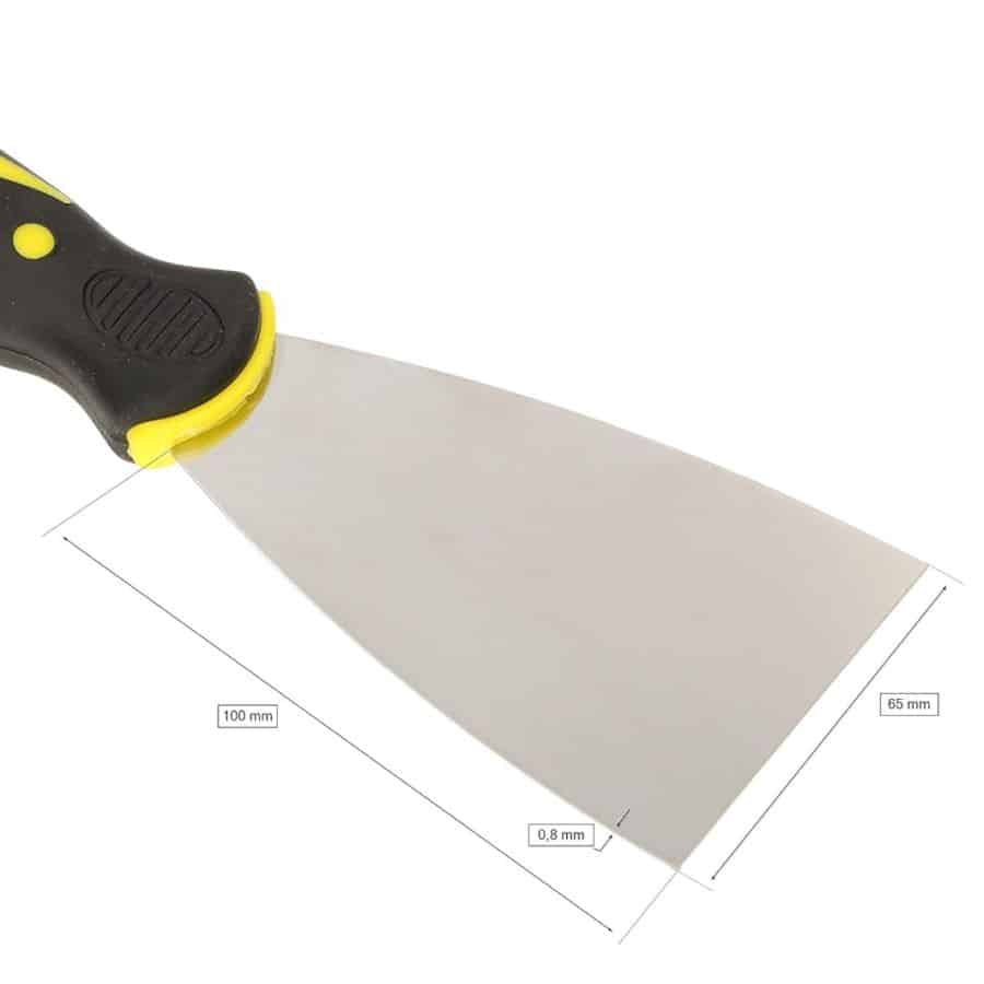 Kotarbau Spatule inox 60 mm impression 3D caoutchouc