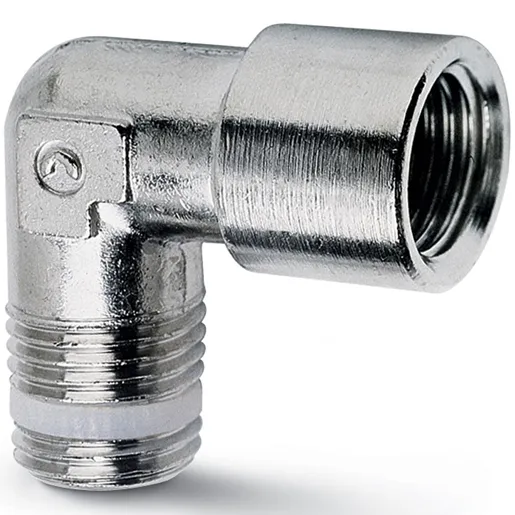 Aimar FDM Raccord Coudé Mâle-Femelle conique joint blanc