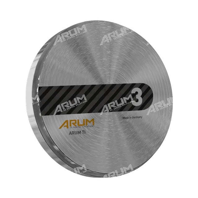 Arum3D Disque Titane Ø 98 mm disque fraisage dentaire