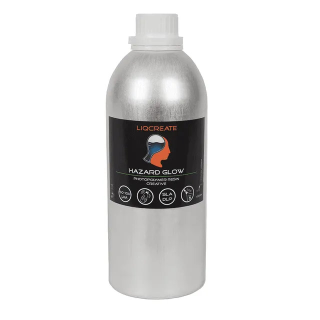 Liqcreate Hazard Glow résine 3D phosphorescente verte SLA DLP