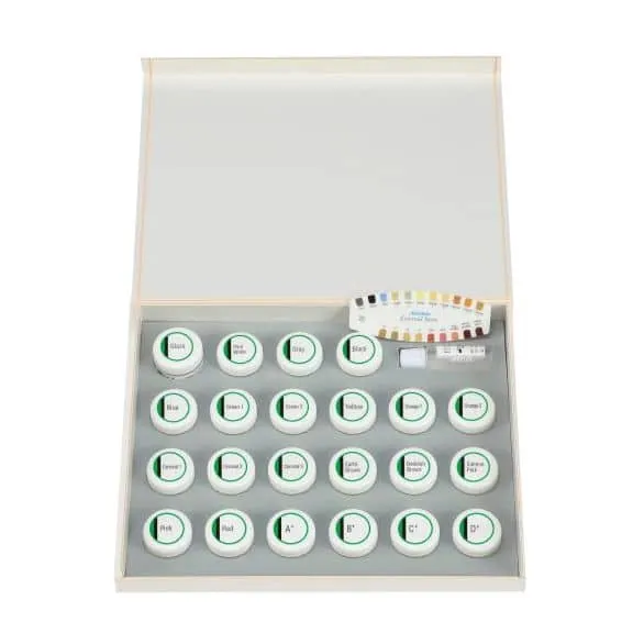 Noritake Super Porcelain EX-3 kit maquillant External Stain 73g