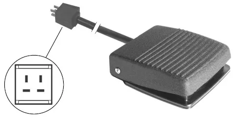 Aimar FDM Monaco pédale avec câble électrique micromoteur