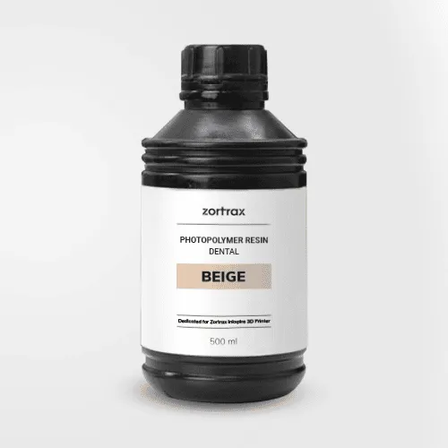 Zortrax Dental Model résine dentaire 0.5L modèle précision