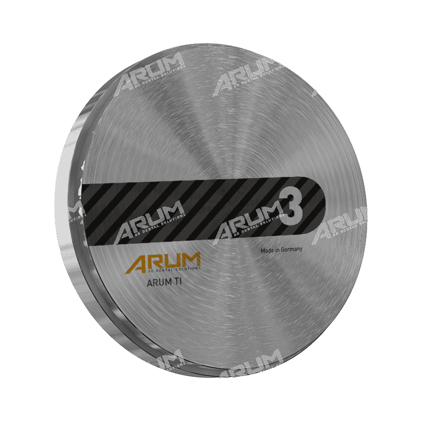 Arum3D Disque Titane Ø 98 mm disque fraisage dentaire