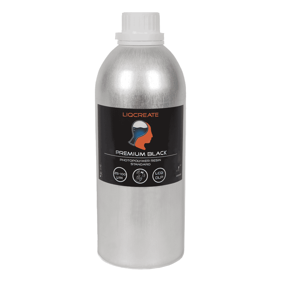 Liqcreate Premium Black résine 3D noire impression