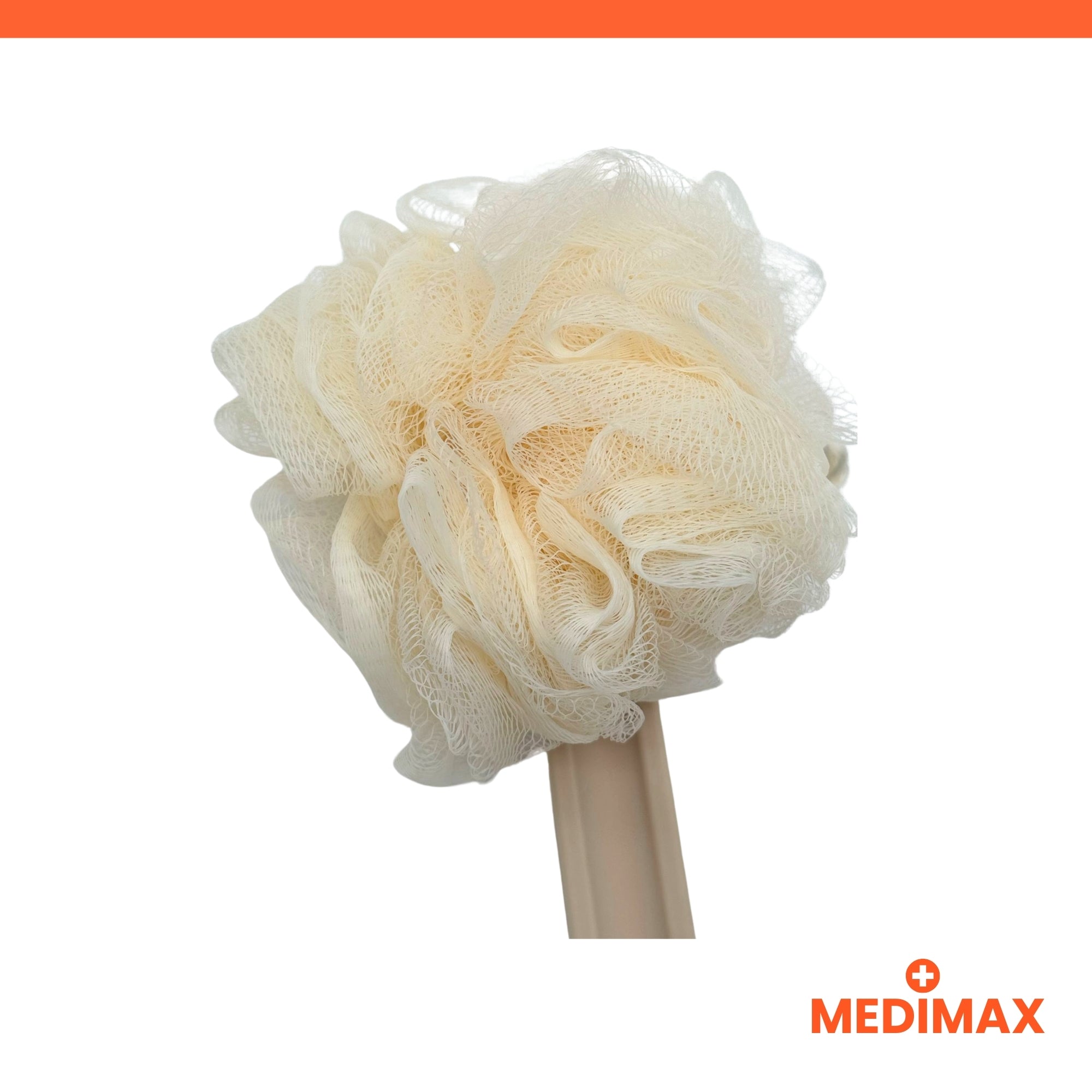 Medimax Brosse Éponge Long Manche Eco 1 pce beige 37 cm