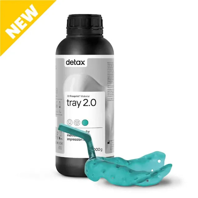 Detax Freeprint dx tray 2.0 Résine Verte 1kg