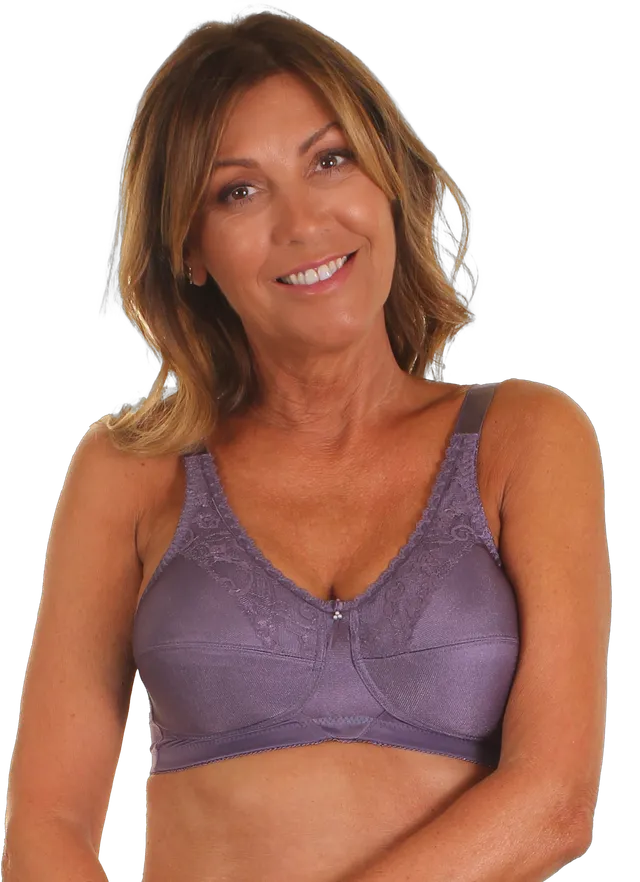 Trulife 210 Barbara soutien-gorge dentelle améthyste sans armature