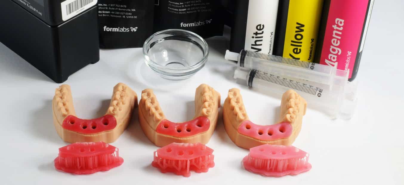 Formlabs Pack fausse gencive Soft Tissue résine Flexible 80A pigments
