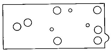 A-Dec Century II diaphragme block 38.0519.00 lot de 6