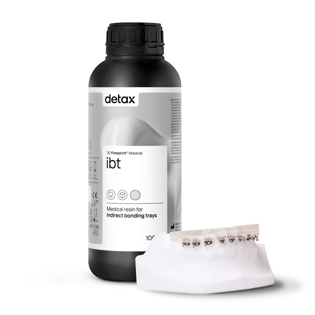 Detax Freeprint dx ibt résine transparente 1kg brackets