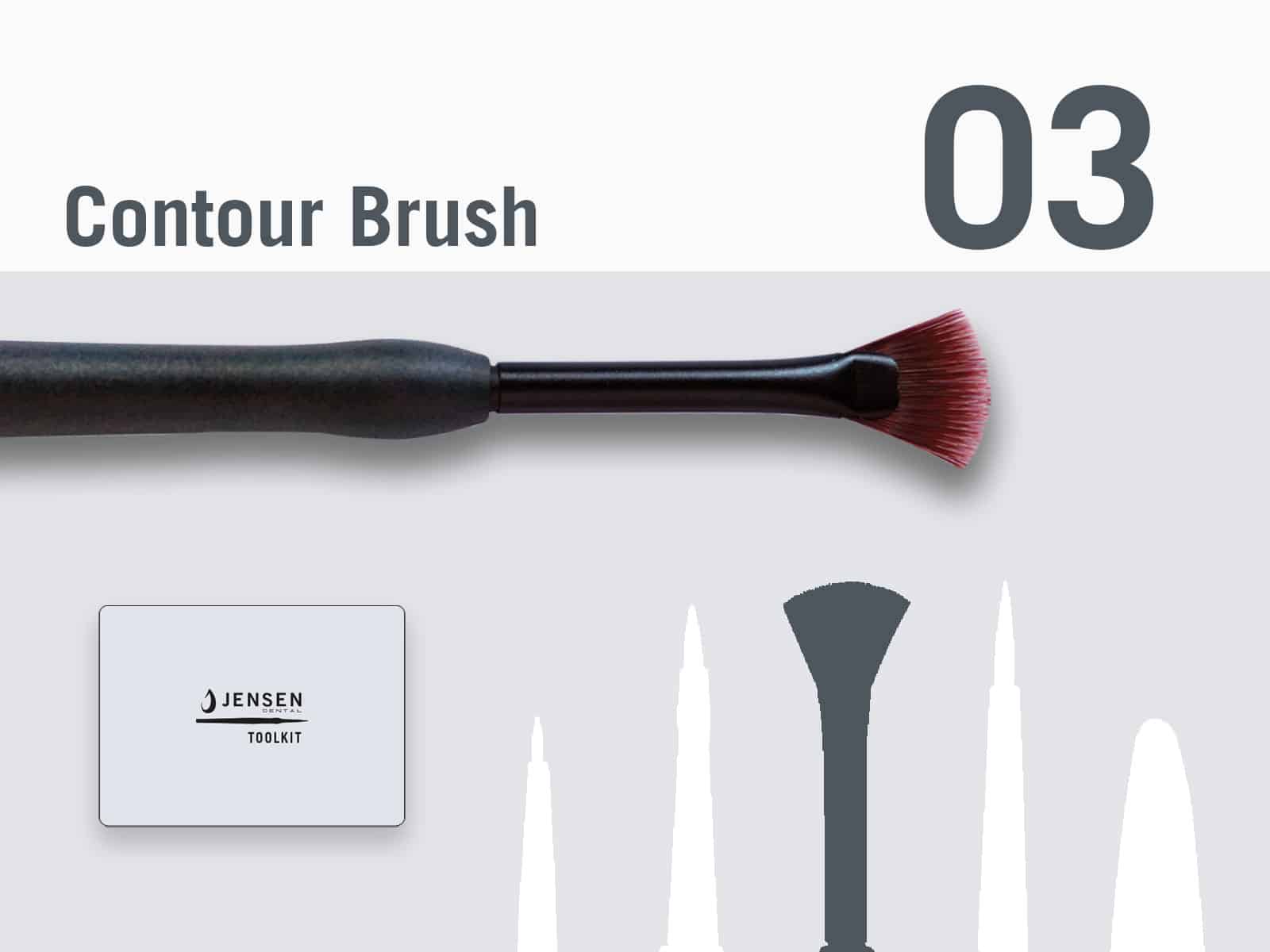 MiYO Contour Brush pinceau céramique finition