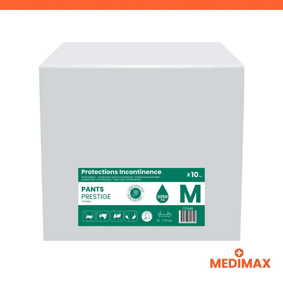 Medimax Prestige Pants absorbants Taille M lot 60 4000 mL