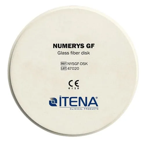 Itena Numerys GF disque d'usinage fibres de verre 98,5 mm