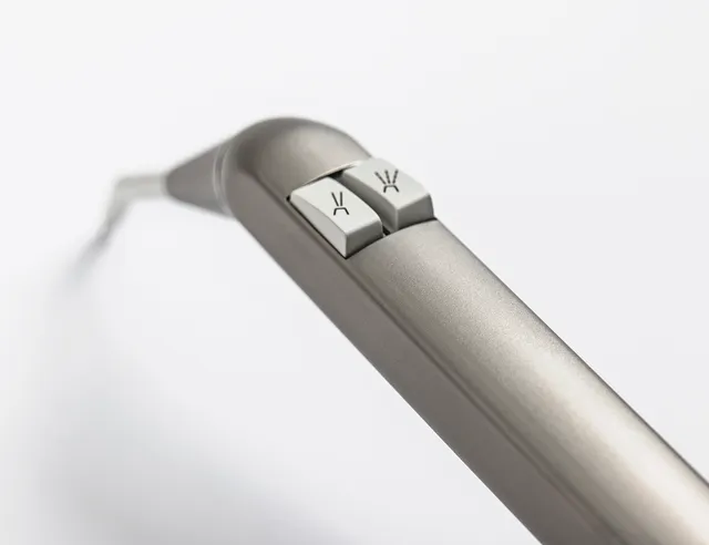 Luzzani Mini Light 3F seringue 3 fonctions inox coudée