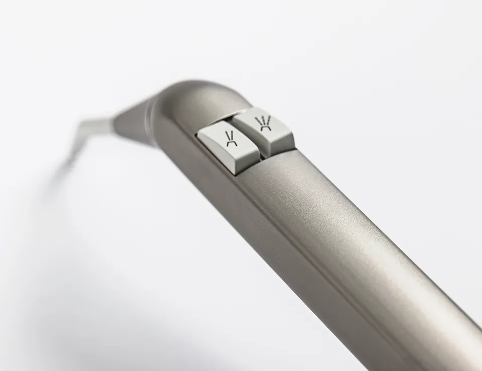 Luzzani Mini Light 3F seringue 3 fonctions inox coudée