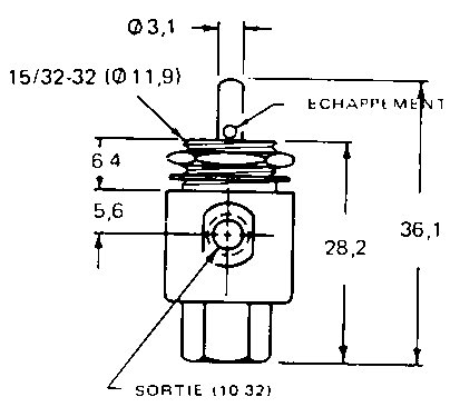 Aimar FDM Monaco valve 3 voies clapet NF cabinet