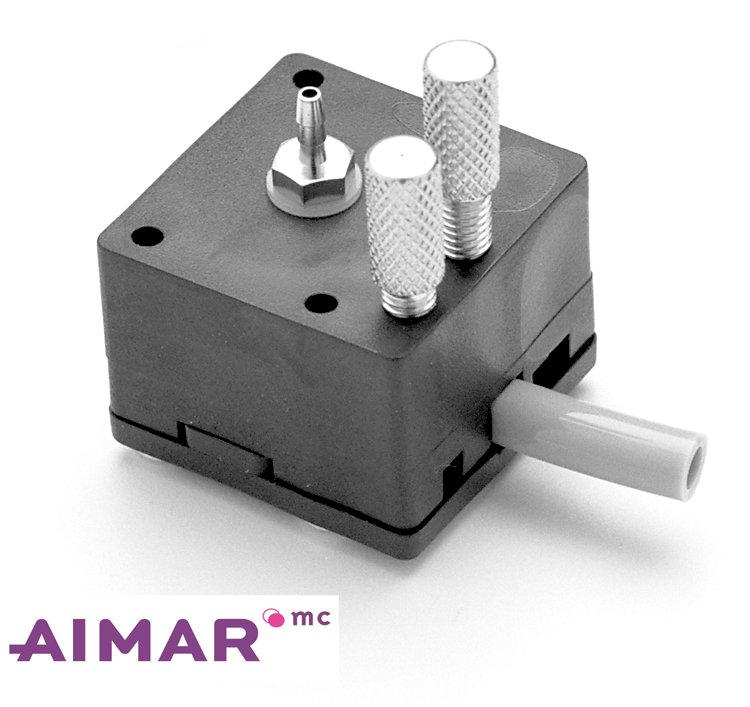 Aimar FDM valve on/off par pincement du tube