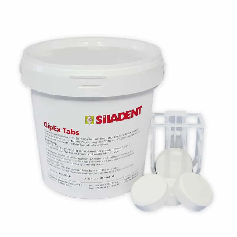GipEx Tabs ciment dentaire provisoire pastilles