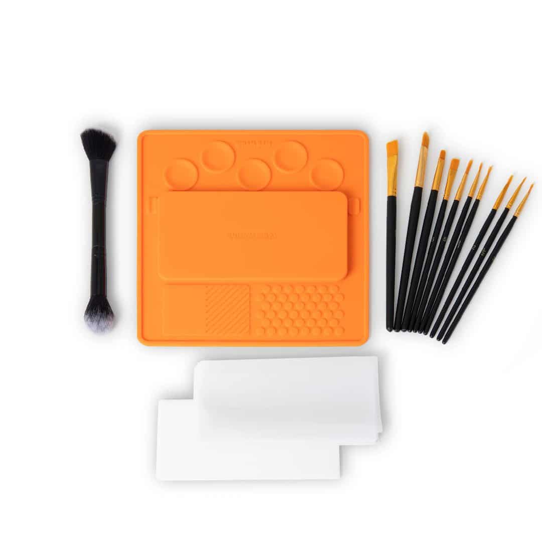 Wham Bam Slap Palette silicone 5 puits peinture miniature
