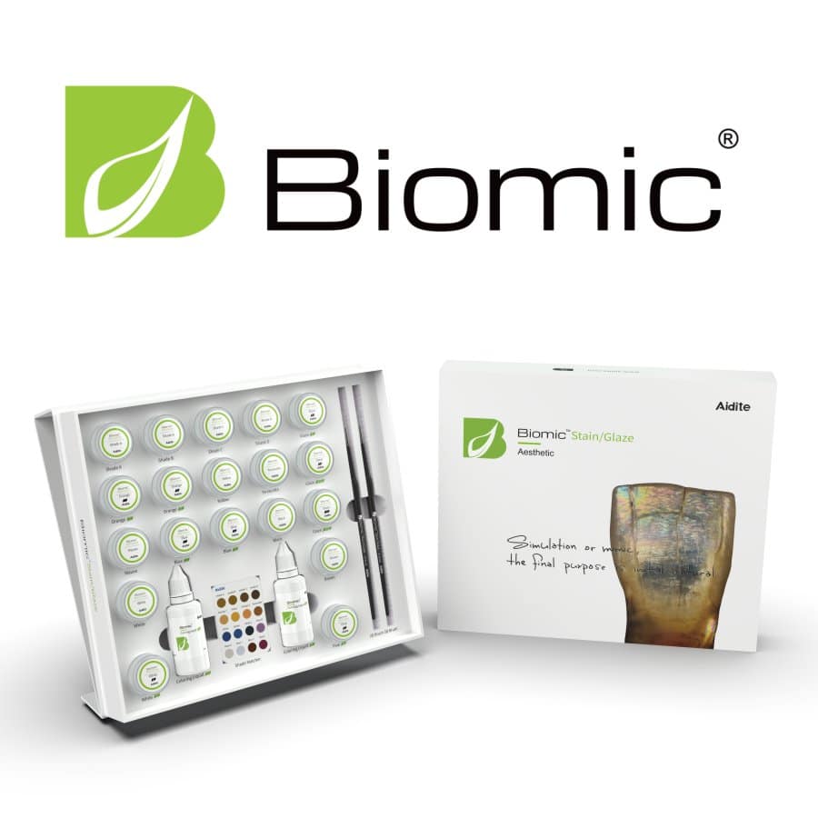 Aidite Biomic Stain Glaze coffret Aesthetic Set céramique