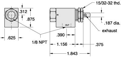 Aimar FDM Monaco Valve 3 voies clapet N/F pièce