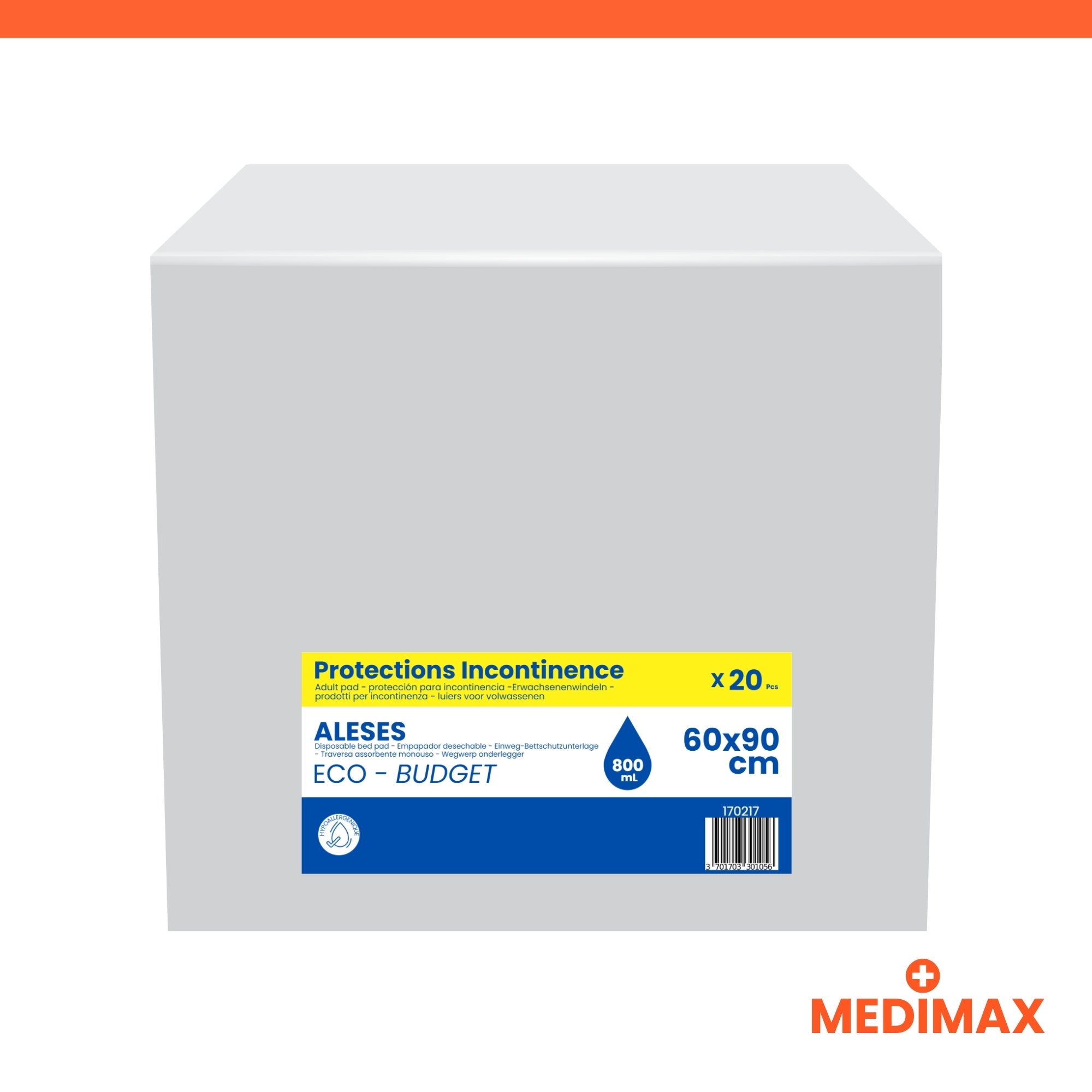 Medimax Alèses Eco alèse jetable 60x90 lot 120 pcs