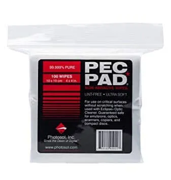 PEC PAD Lingettes non pelucheuses pack 100 nettoyage labo