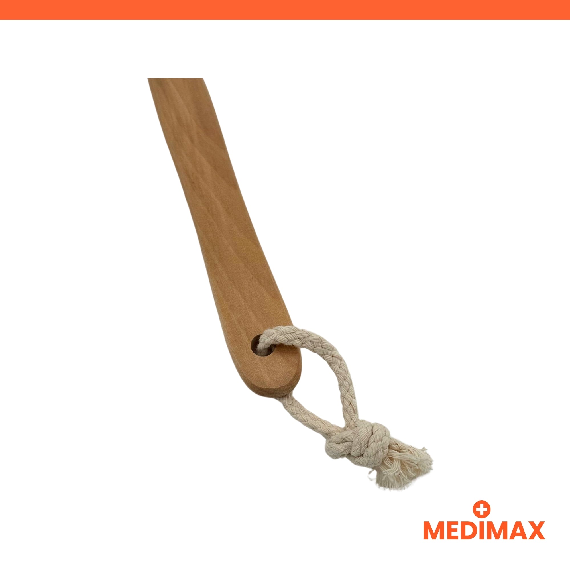 Medimax Premium brosse bain bois manche long 45 cm 1 pce