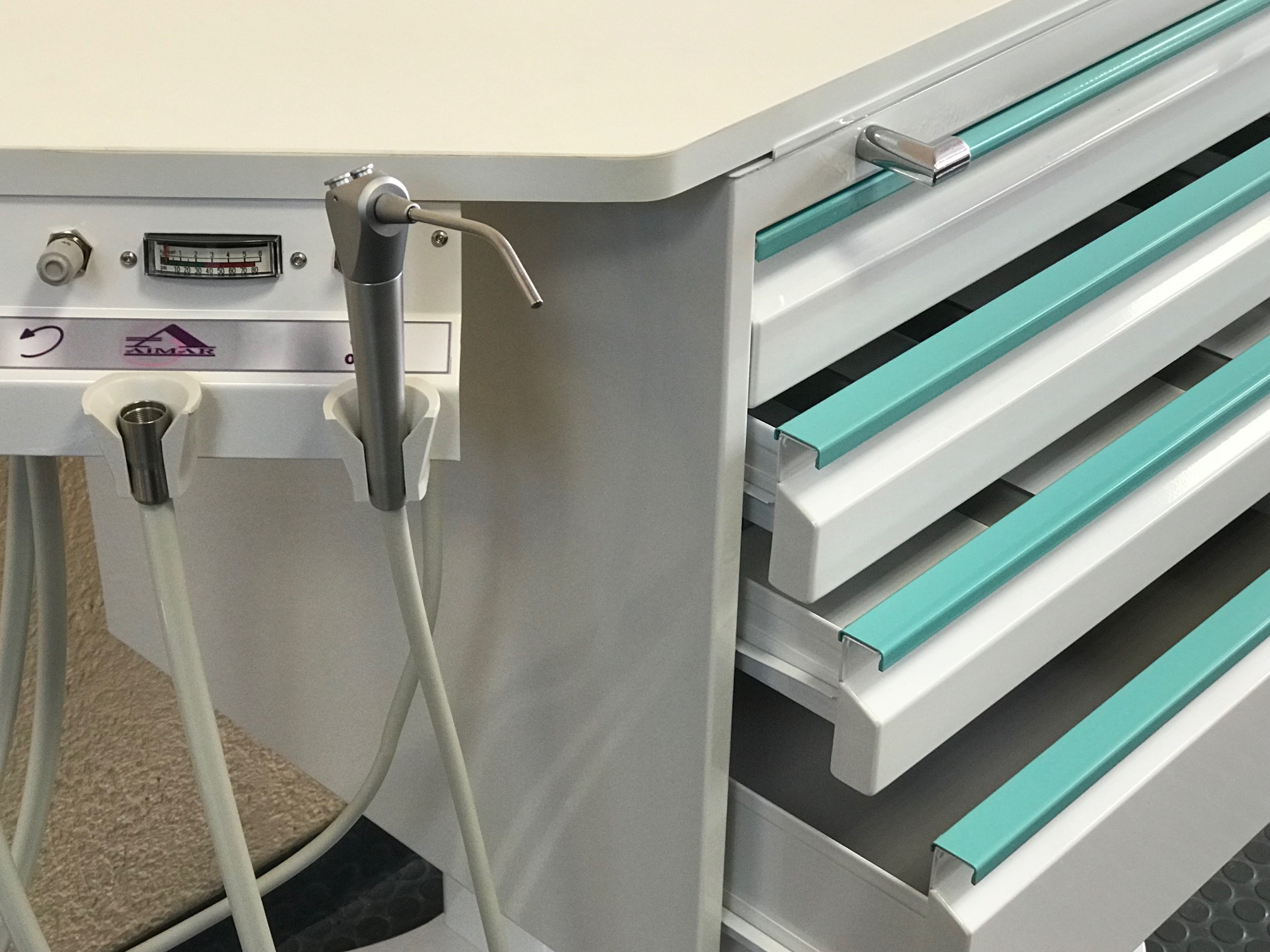 Aimar FDM Monaco Ortho 2 cart portable micromoteur fibre optique