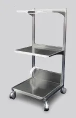 Aimar FDM Monaco Desserte 3 Niveaux Inox Cabinet