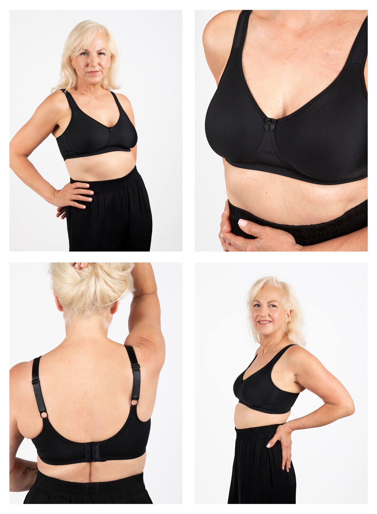 Trulife Emma 6440 soutien-gorge mastectomie noir softcup