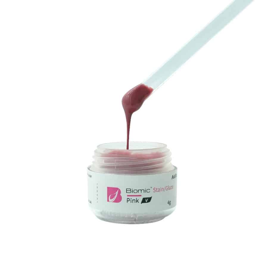 Aidite Biomic pâte rose gencive stain-glaze céramique 4g