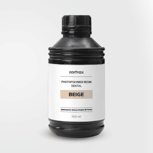 Zortrax Dental Model résine dentaire 0.5L modèle précision