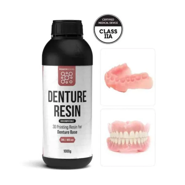 DentaFab PowerResins Denture Résine 1kg Rose