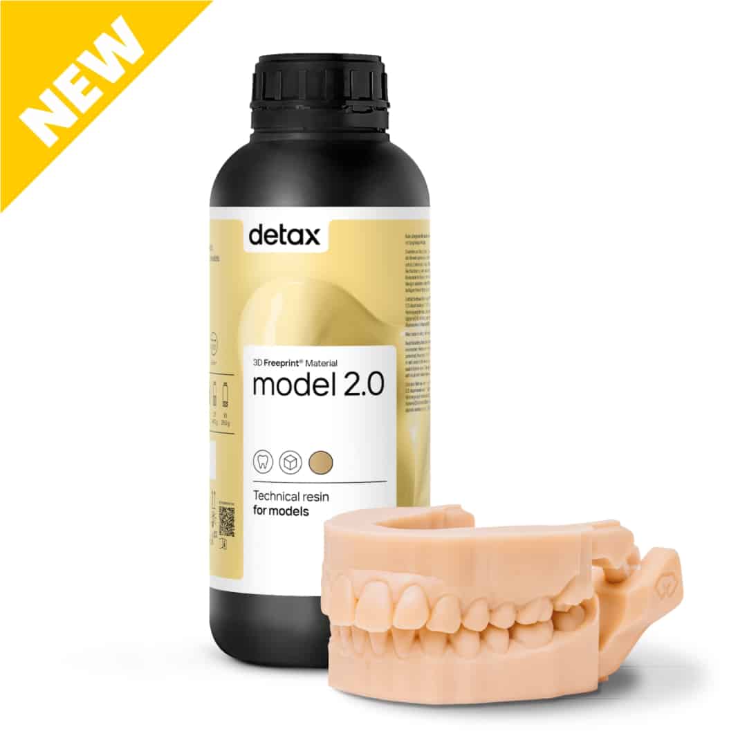 Detax Freeprint dx model 2.0 résine modèle 1kg opaque
