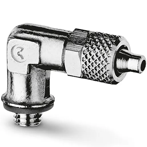 Aimar FDM Monaco Raccord à Coiffe Coudé Mâle M5 Tube 4/2,5