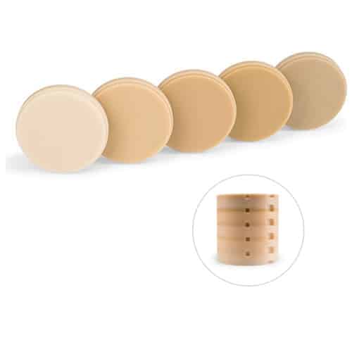 Idodentine Disque PMMA multicouche disque provisoire CAD/CAM 98,5mm