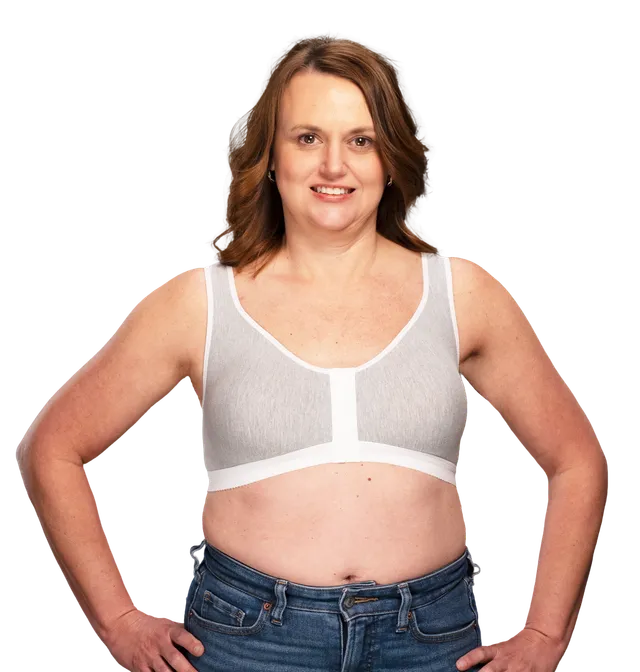 Trulife Breastcare 4060 Riley soutien-gorge gris chiné sans couture
