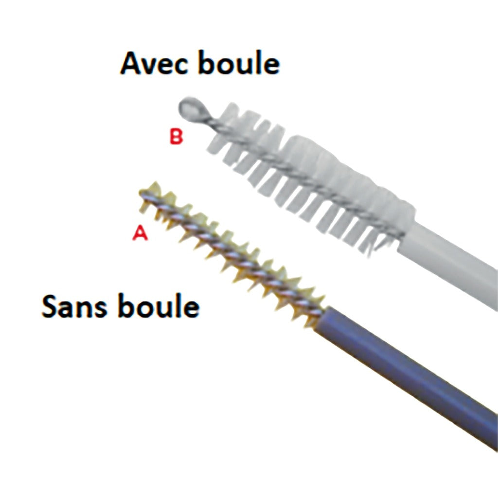 Gyneas brossette endocervicale stérile sans boule 3,5 mm boîte 50