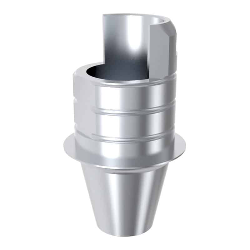 Arum3D Ti Base Short pilier RP 4.3/5.0 non-engageant Nobel Active